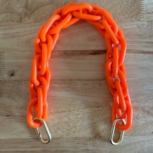 Clare V. Shortie strap - neon/bright orange